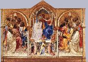 Lorenzo Monaco Coronation of the Virgin and Adoring Saints Sweden oil painting artist